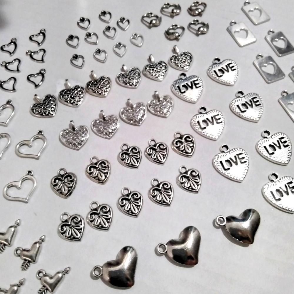 Heart charms